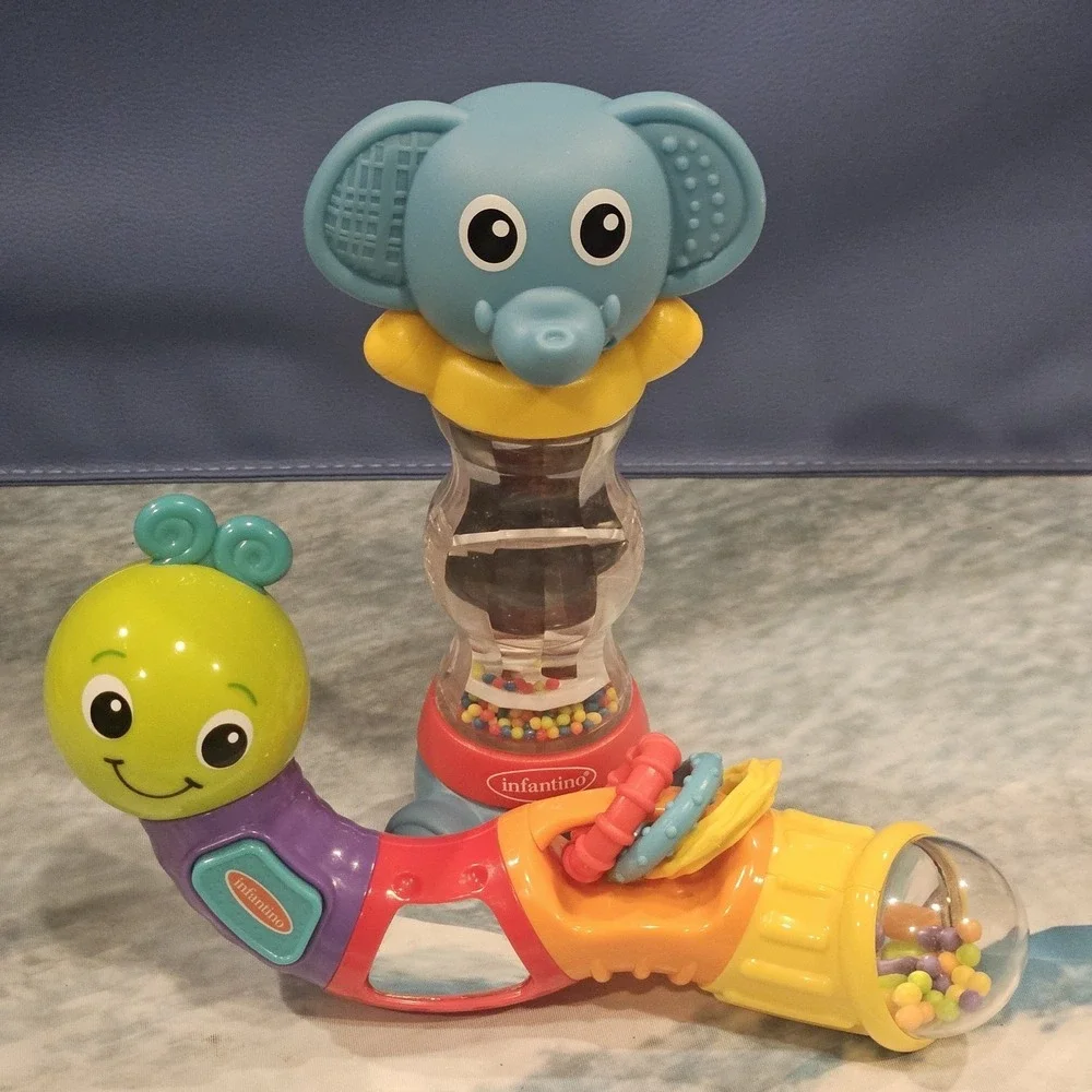 Infantino Fisher Price VTech Baby Toy Lot Light Up‎ Sensory Toy Elephant Lion